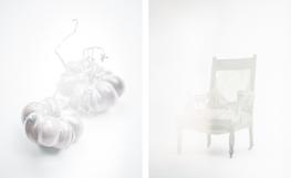 Backyard tomatoes / old chair with flare, None